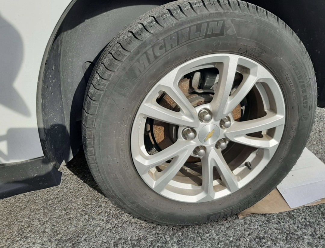 Wheel and tire before detailing